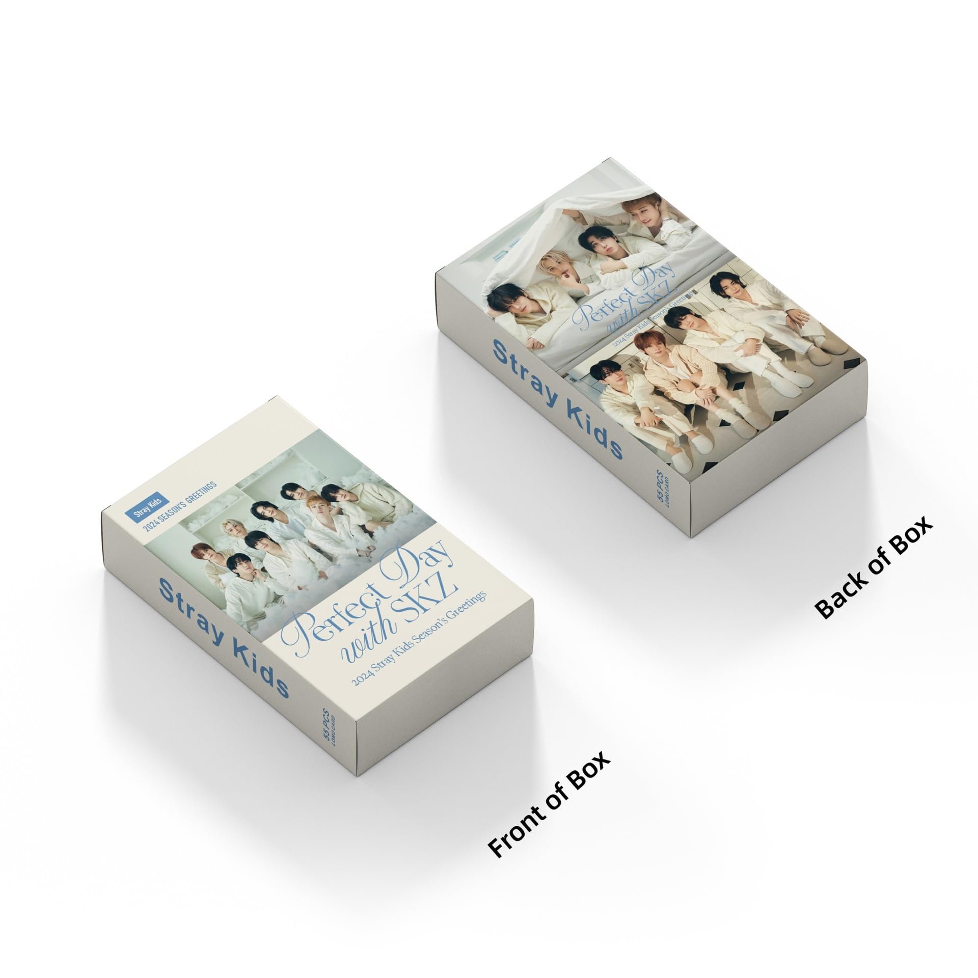 HoluzYX Stray-Kids 2024 SEASON'S GREETINGS LOMO CARDS 55 PCS Álbum
